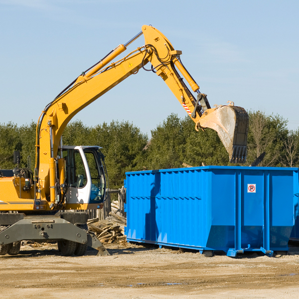 what happens if the residential dumpster is damaged or stolen during rental in Georgetown Louisiana